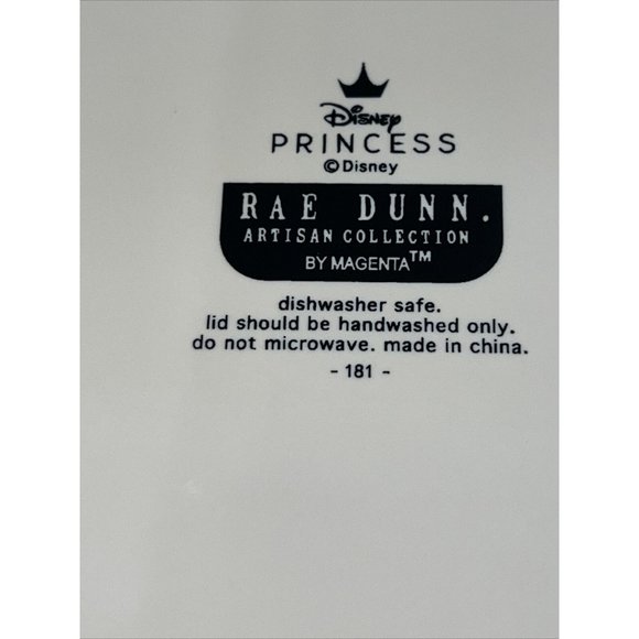 Rae Dunn Canister Cinderella's Carriage PRINCESS Disney Princess NEW - Picture 13 of 13